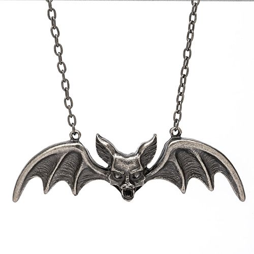 Lily Munster necklace pewter