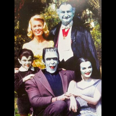 Photo: 8x10 Autographed Munsters Family Portrait Outside. - The Munsters